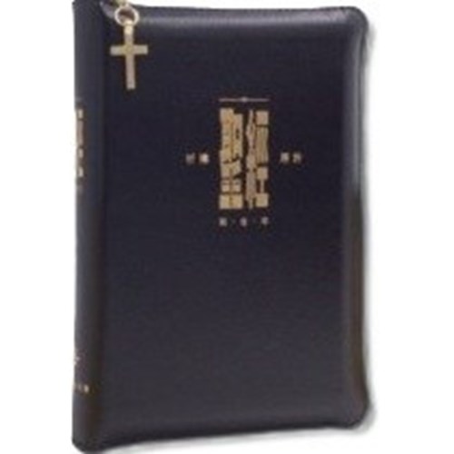 聖經(祈禱應許本.金邊.索引.拉鍊.黑) 封面