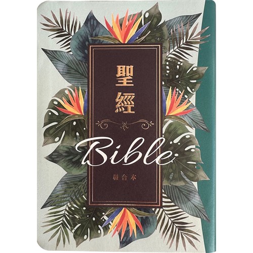 聖經(和合本標點.中型.彩繪皮面.紅字版.索引.翠綠款)SR77ARTI4.606 封面