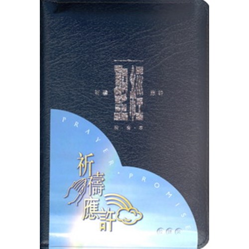 聖經(祈禱應許本.索引.拉鍊)(藍) 封面