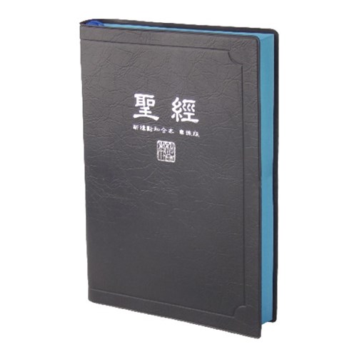 聖經 (新標點.橫排.中型.串珠.膠皮.神版.藍)CUNPCS072ABU 封面