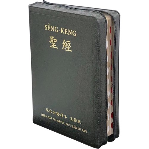 聖經(現代台語譯本漢羅版.皮面.金邊.拉鍊.索引.黑) TTV67DIZTIFIB-B 封面