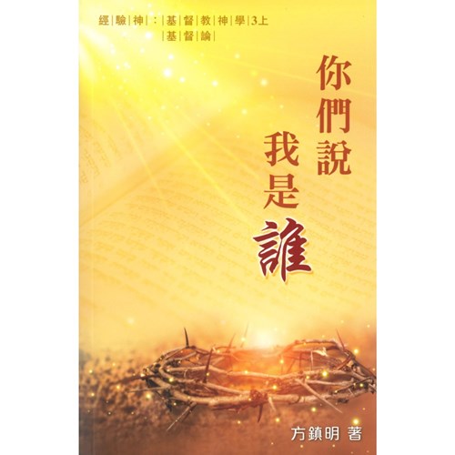 經驗神：基督教神學3上--你們說我是誰 封面