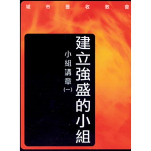 建立強盛的小組--小組講章(一) 封面