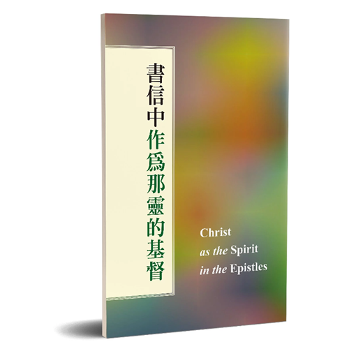 書信中作為那靈的基督 封面