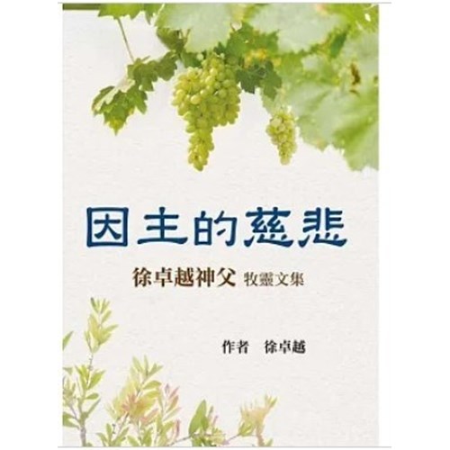 因主的慈悲:徐卓越神父牧靈文集 封面