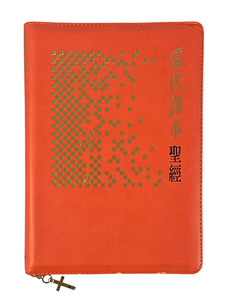 聖經當代譯本．皮面拉鍊．姆指索引．上帝版．橫排．SRCCB76GTIZ6.1 封面