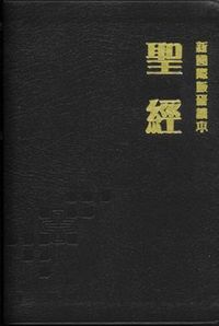 新國際版研讀本聖經（豪華本）   （黑） 封面