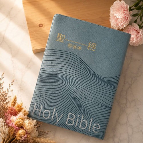 聖經(和合本標點.大字.紅字版.皮面.拉鍊.索引.海洋)SR97ATTIZ2.101 封面