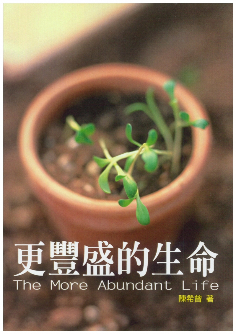 更豐盛的生命(POD)--從詩篇廿三篇看靈命四層 封面