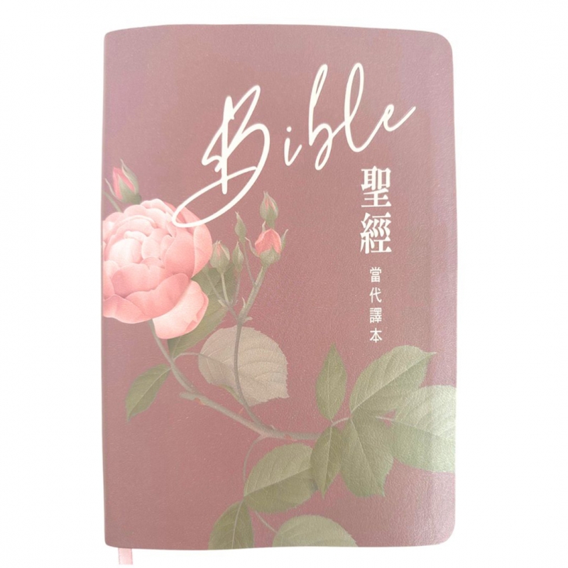 聖經當代譯本/SRCCB77GTI4.605/彩繪仿皮索引紅字版(清新粉) 封面
