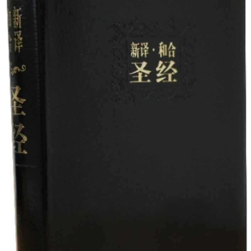 簡體聖經/M26SS01G/新譯/和合對照(真皮金邊拉鍊) 封面