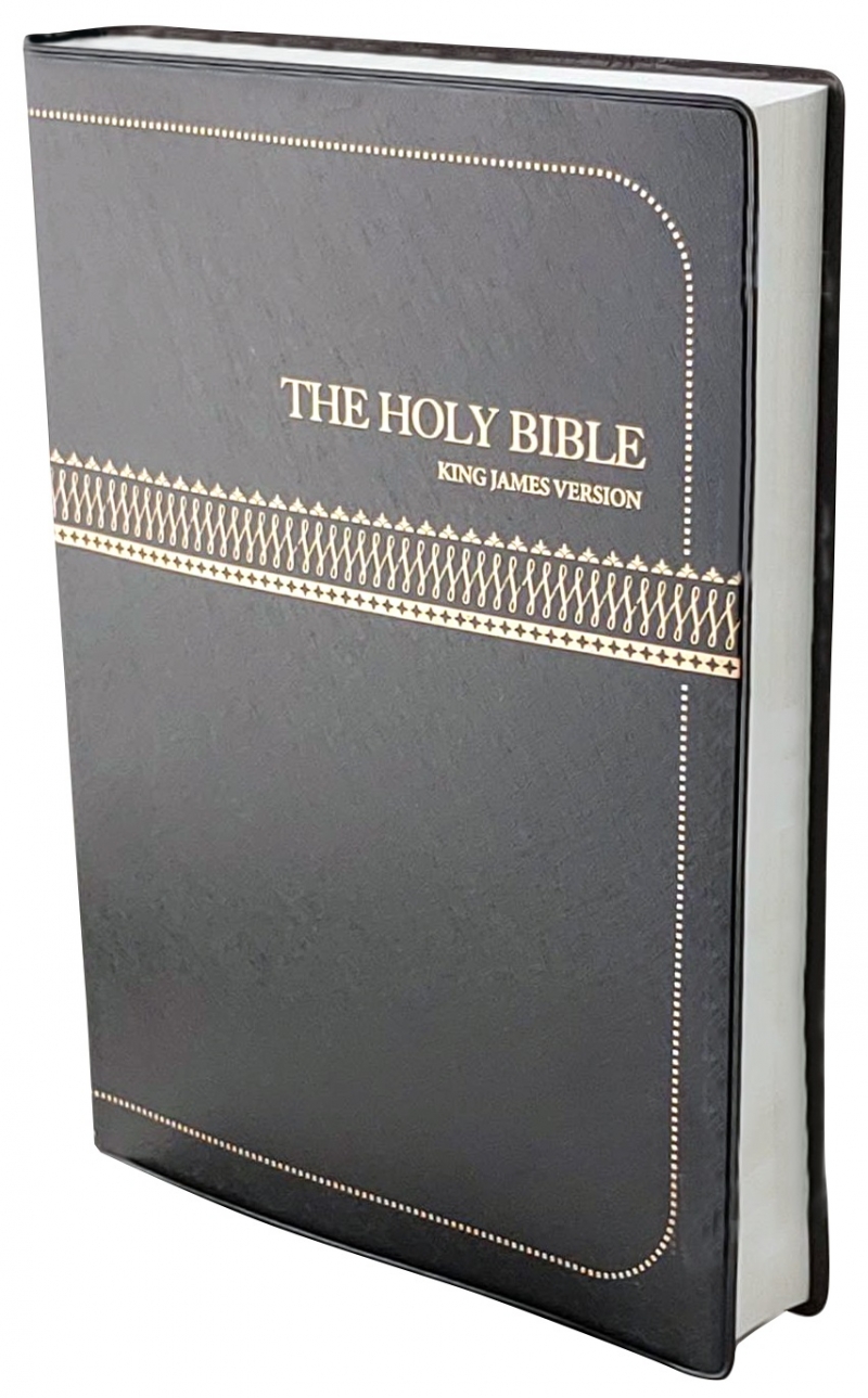 英文聖經/KJV82PL/King James紅字版(大字版髮絲紋膠皮面白邊) 封面