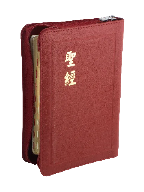 聖經/CU57AZTIRD/和合本皮面拉鍊索引神版(紅) 封面