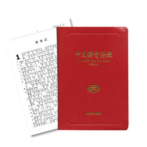 簡體聖經(簡體中文和合本/拼音)-皮面金邊索引 封面