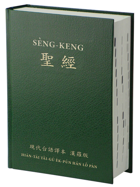 台語聖經/TTV63DIGN/現代台語譯本漢羅版/綠色硬面白邊 封面