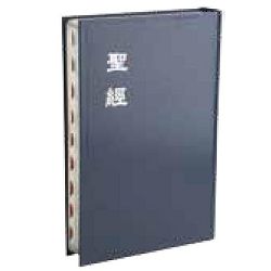 聖經/CU83AGTIBU/和合大字聖經神版索引(藍硬皮銀邊) 封面