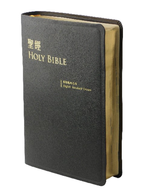 中英聖經(新標點和合上帝版/ESV.大型.皮面.金邊.黑) 封面