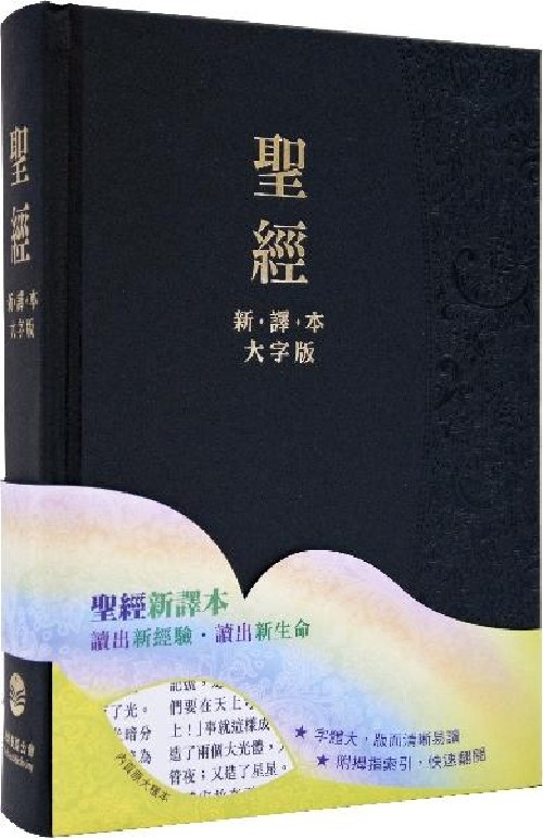聖經/L23TS01H-I-02/新譯本大字版索引(黑殼.白邊) 封面