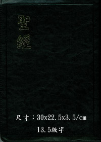 聖經/CU97AZ/神版大字皮面拉鏈 封面
