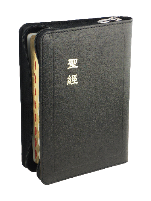 聖經/CU57ZTI/和合輕便型上帝拉鍊索皮(黑色) 封面