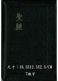 聖經/SR47ARTIZ1.1/皮面拉鍊姆指索引紅字(黑金)(缺貨) 封面