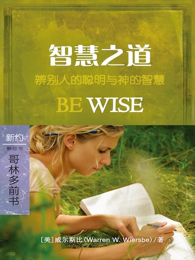 智慧之道：哥林多前書 封面