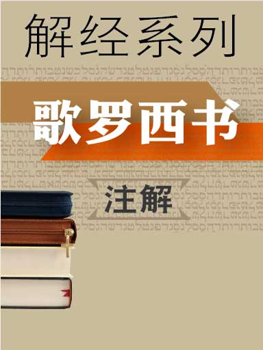 解經系列：歌羅西書註解 封面