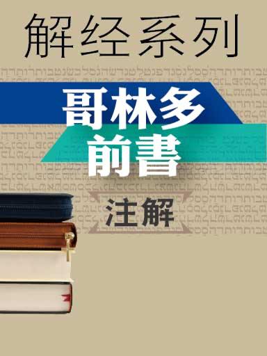 解經系列:哥林多前書註解 封面