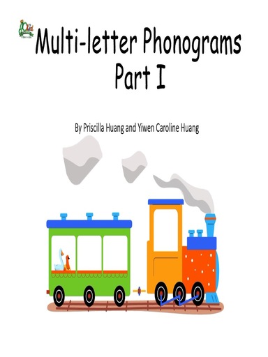 Multi-letter Phonograms Part I 封面