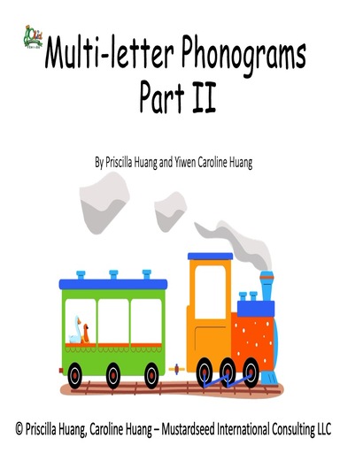 Multi-letter Phonograms Part II 封面