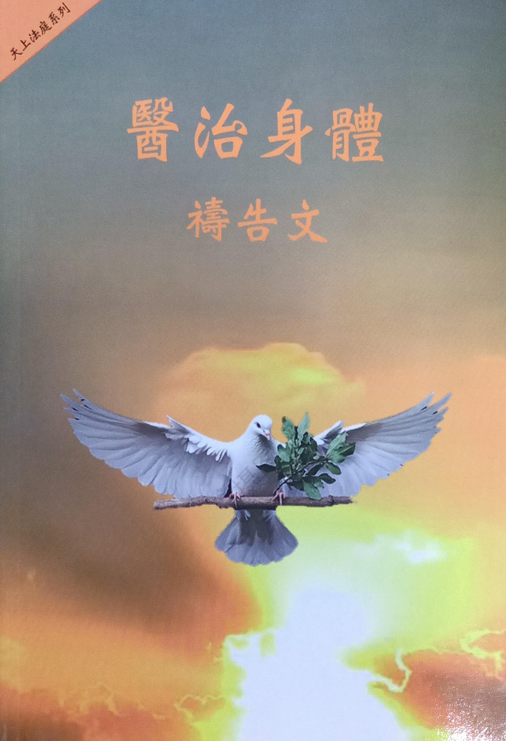 醫治身體禱告文(天上法庭系列) 封面