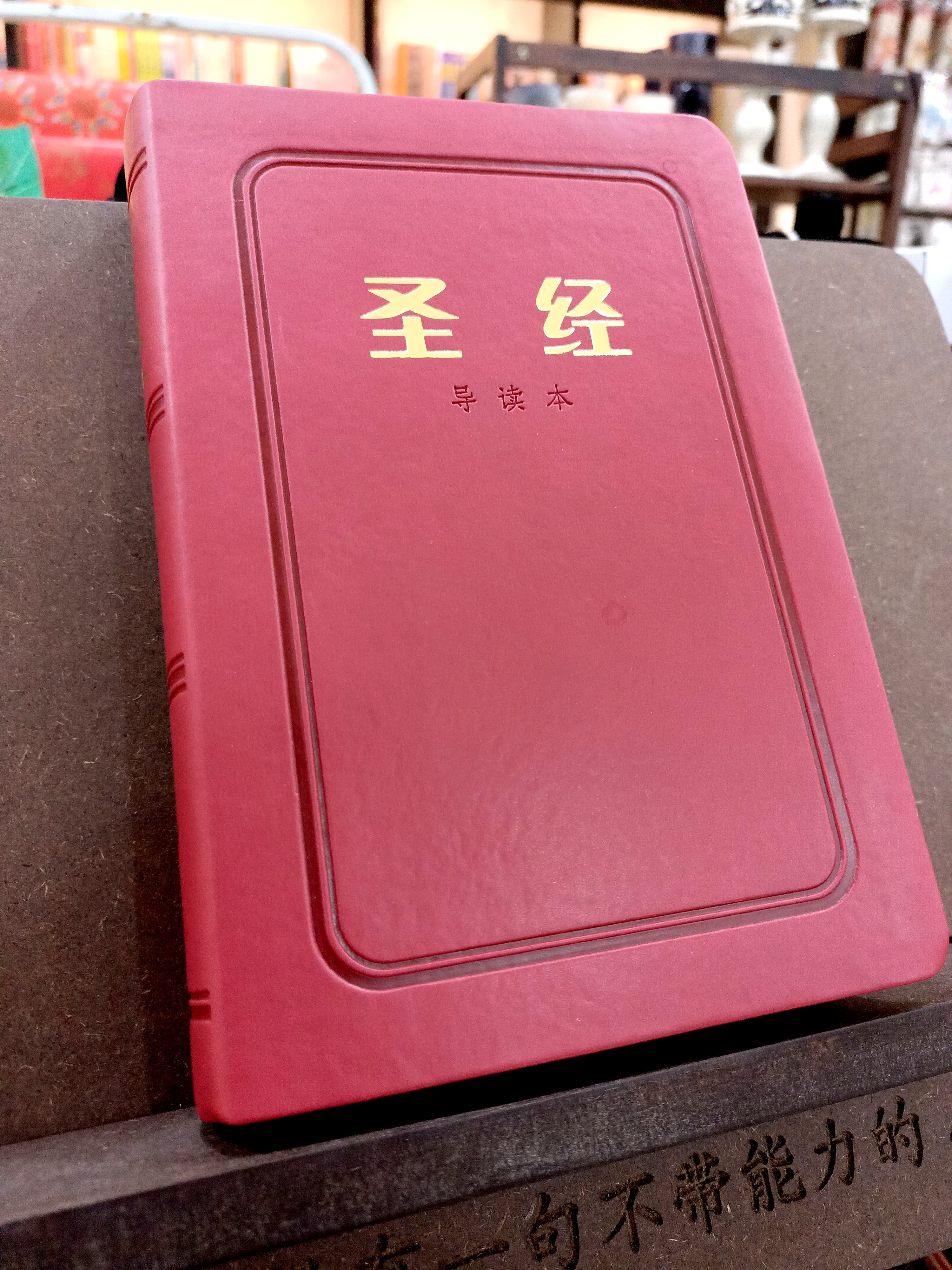 BIBLE-32開PU導讀本-和合本 封面