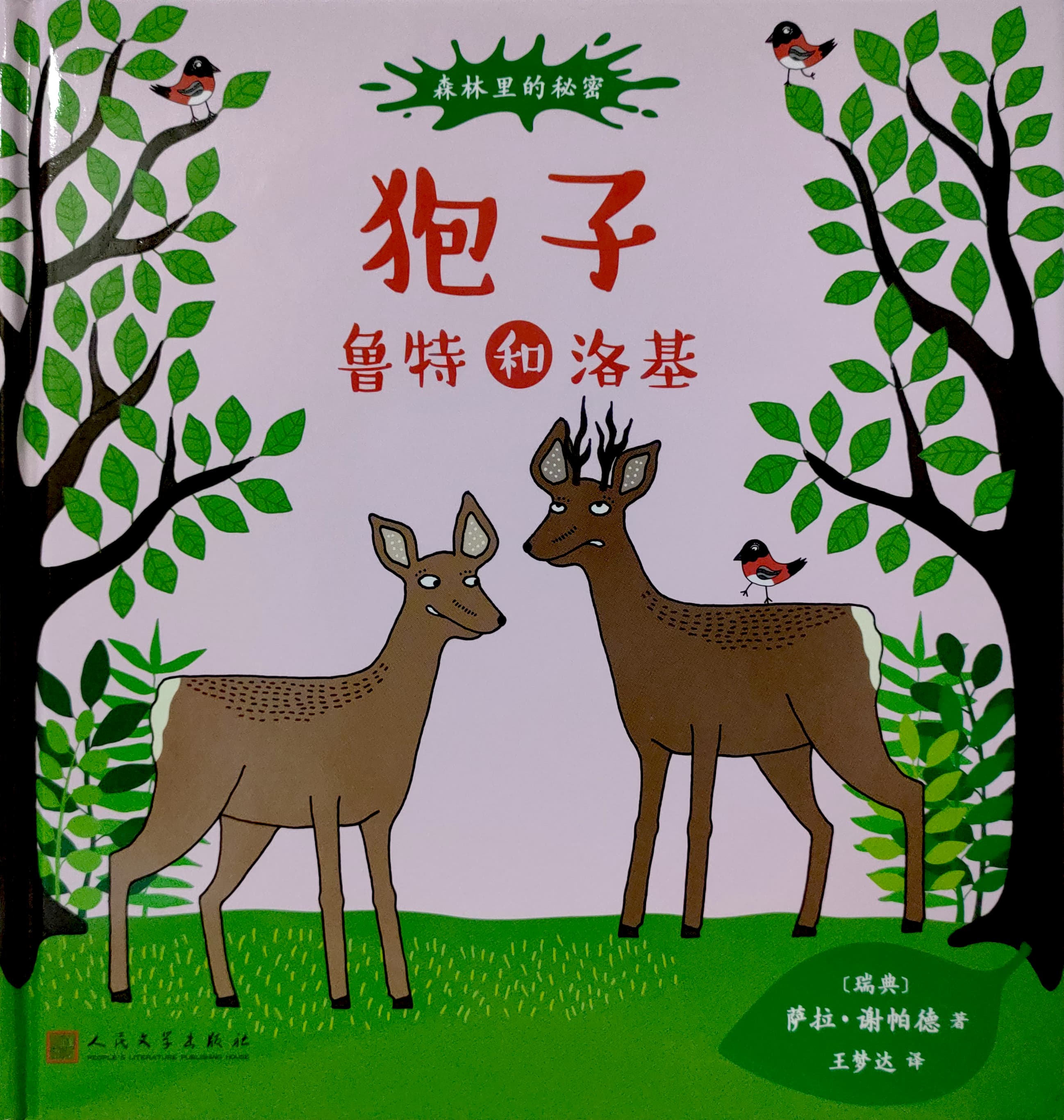 森林裡的秘密--狍子魯特和洛基（繪本） 封面