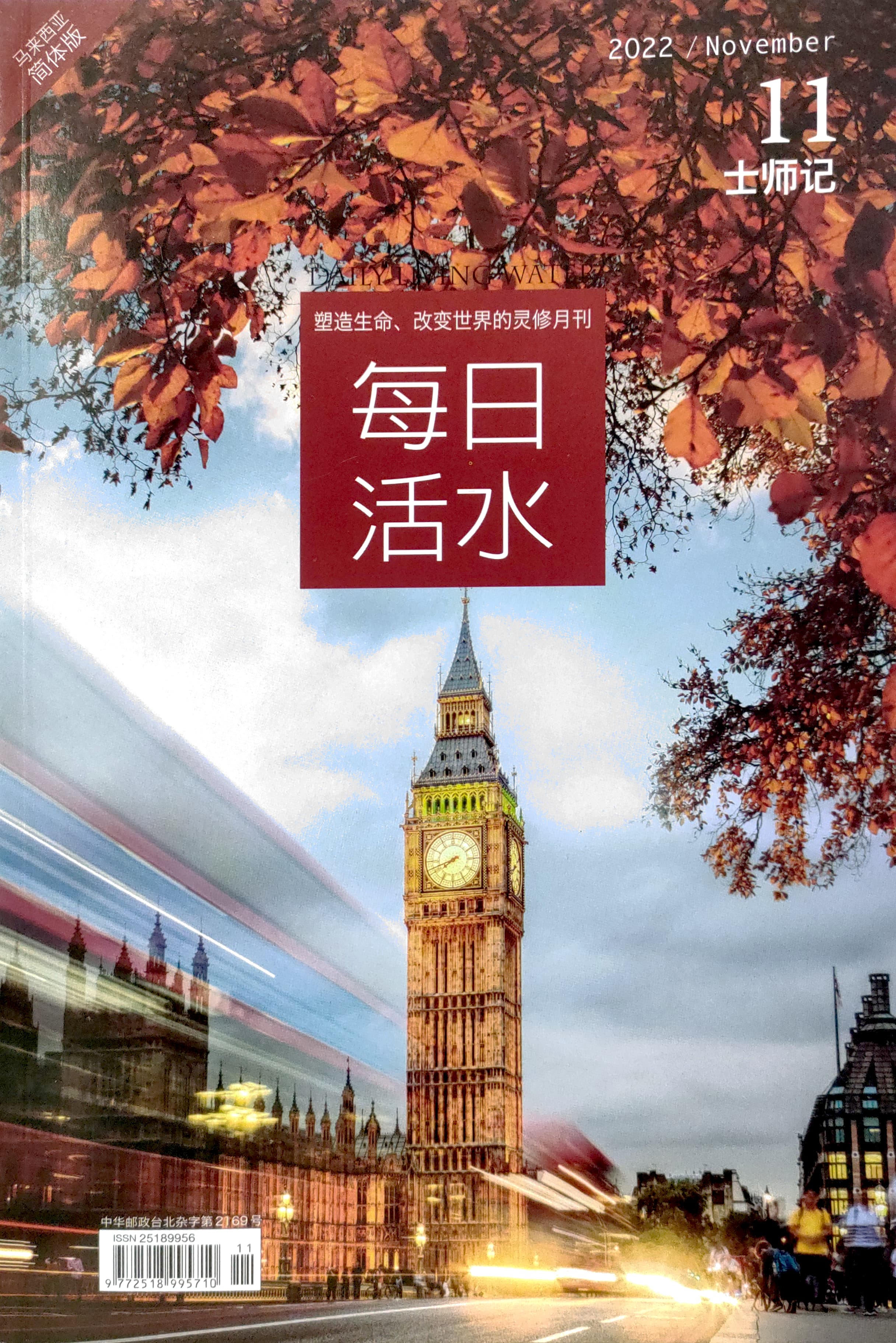 每日活水2022/November (簡體) NETT 封面