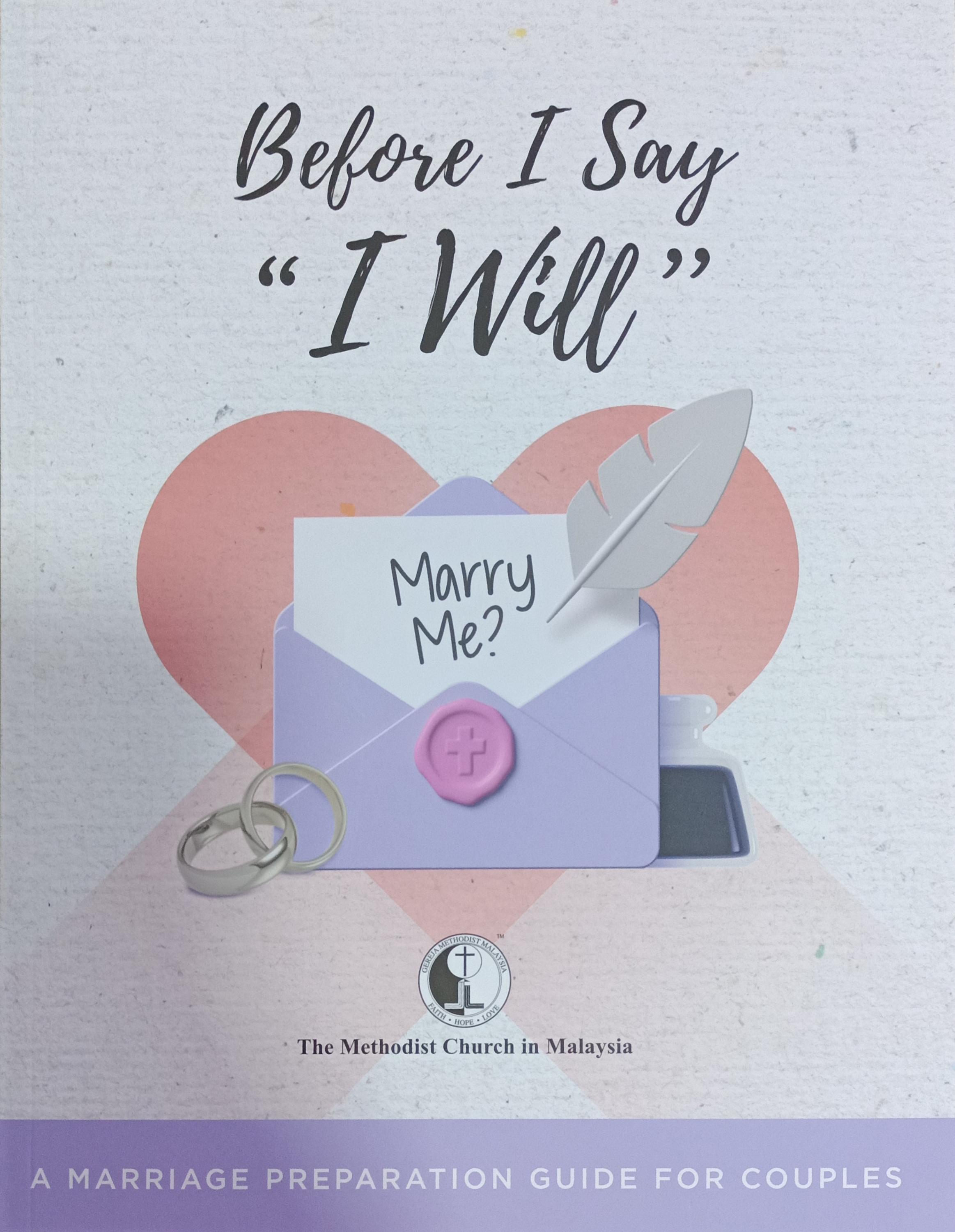 Before I say I Will (Marriage Preparation Guide for Couples) (NETT) 封面