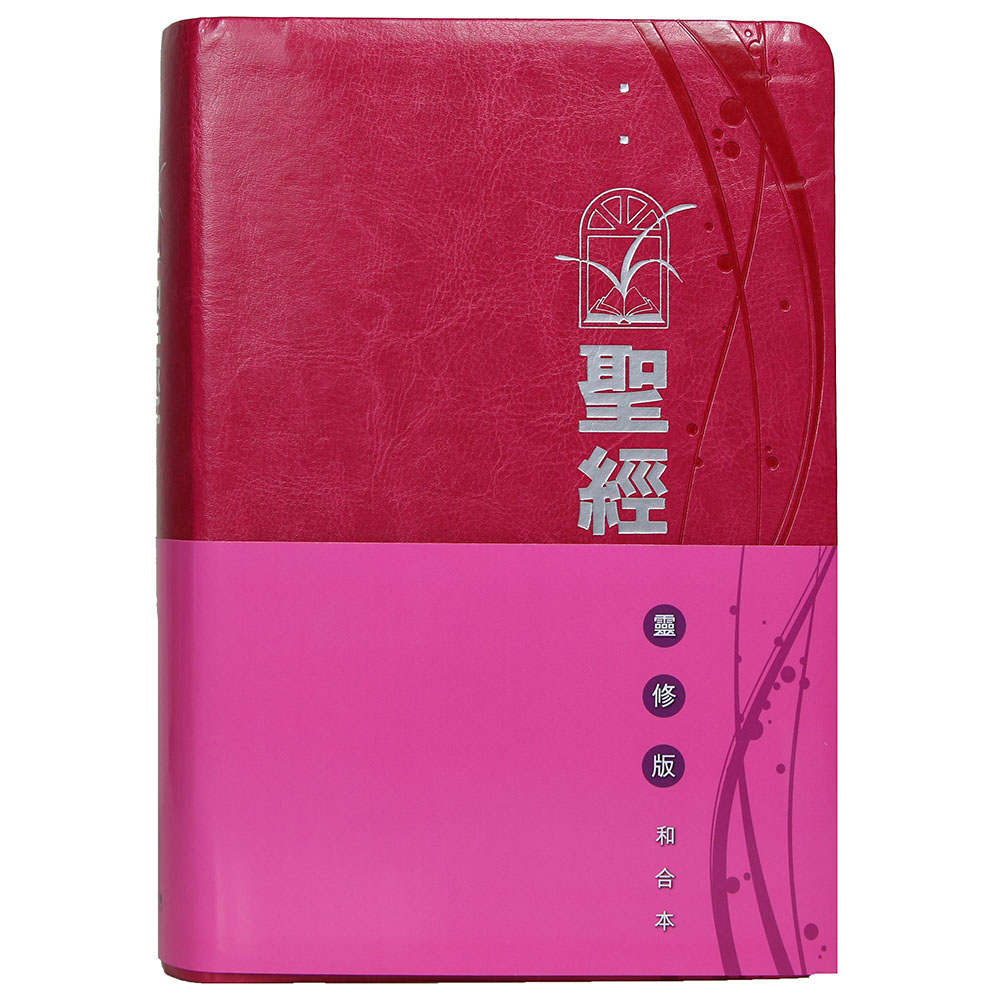 聖經和合本．靈修版．桃紅皮銀邊 封面