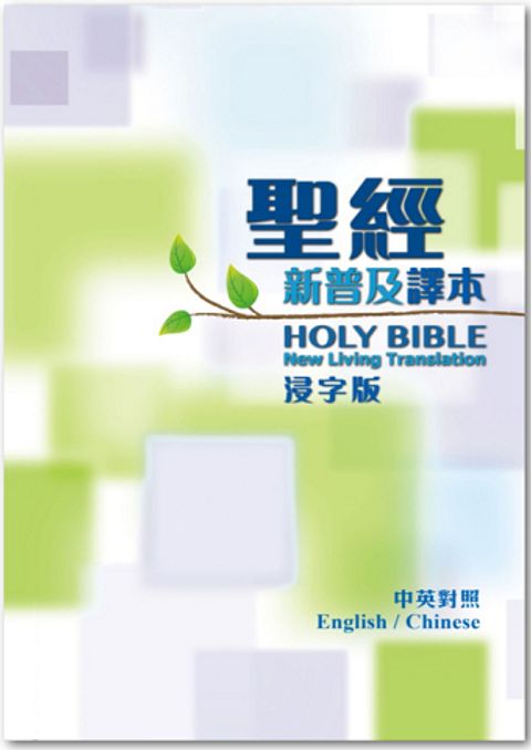 新普及譯本聖經（中英對照/浸字版/彩色精裝版） 封面