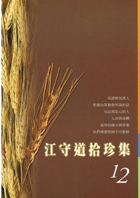 江守道拾珍集（12） 封面
