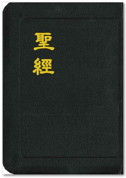 新標點和合本聖經（上下行紅字 黑皮金 包邊） 封面