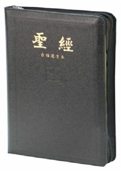 台語漢字聖經（拉鍊 皮面 精裝） 封面