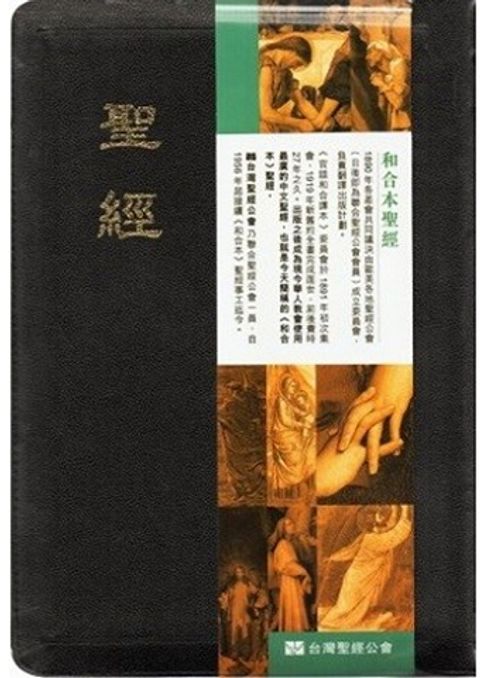 和合本大字聖經（拉鍊 索引 皮面 神版） 封面