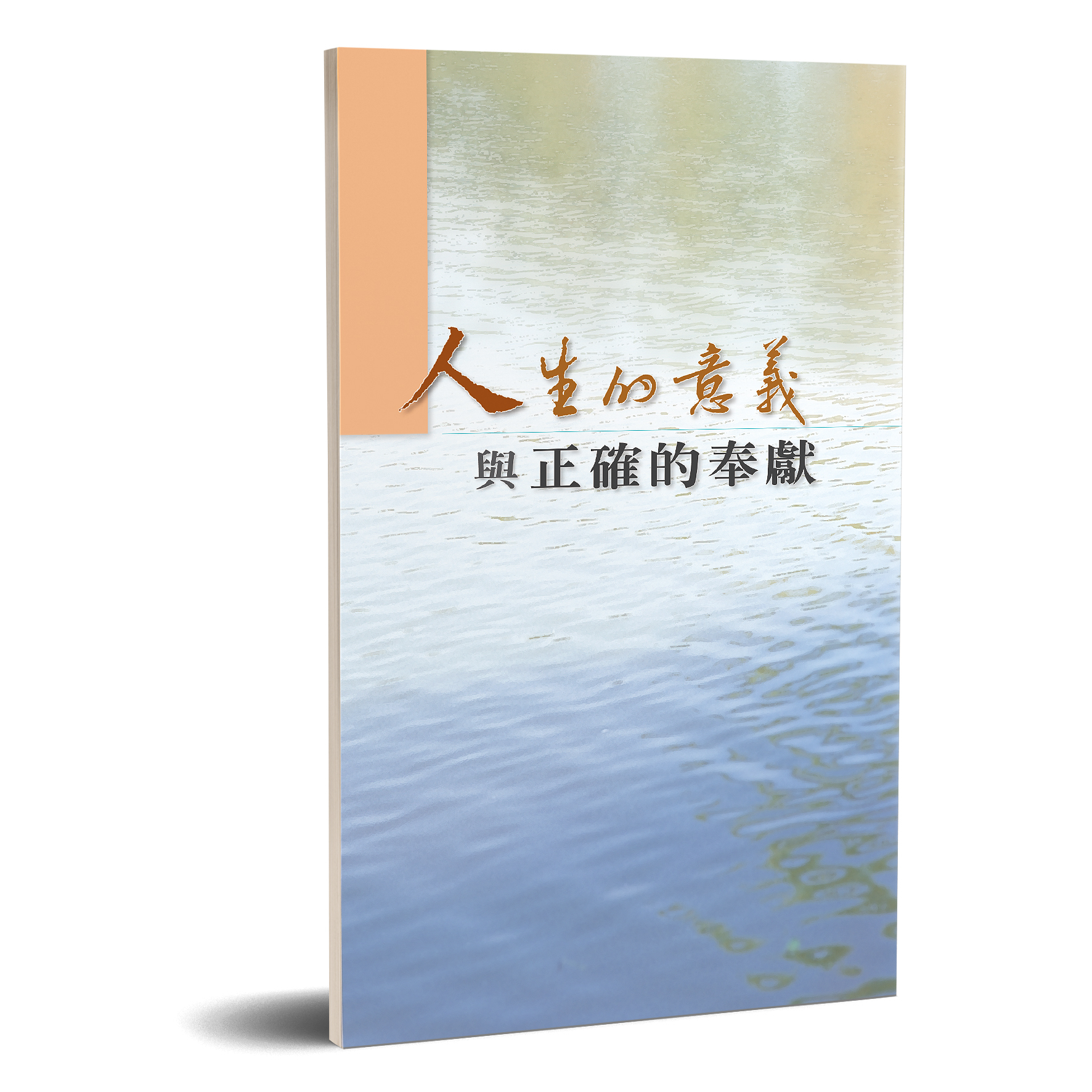 人生的意義與正確的奉獻 封面