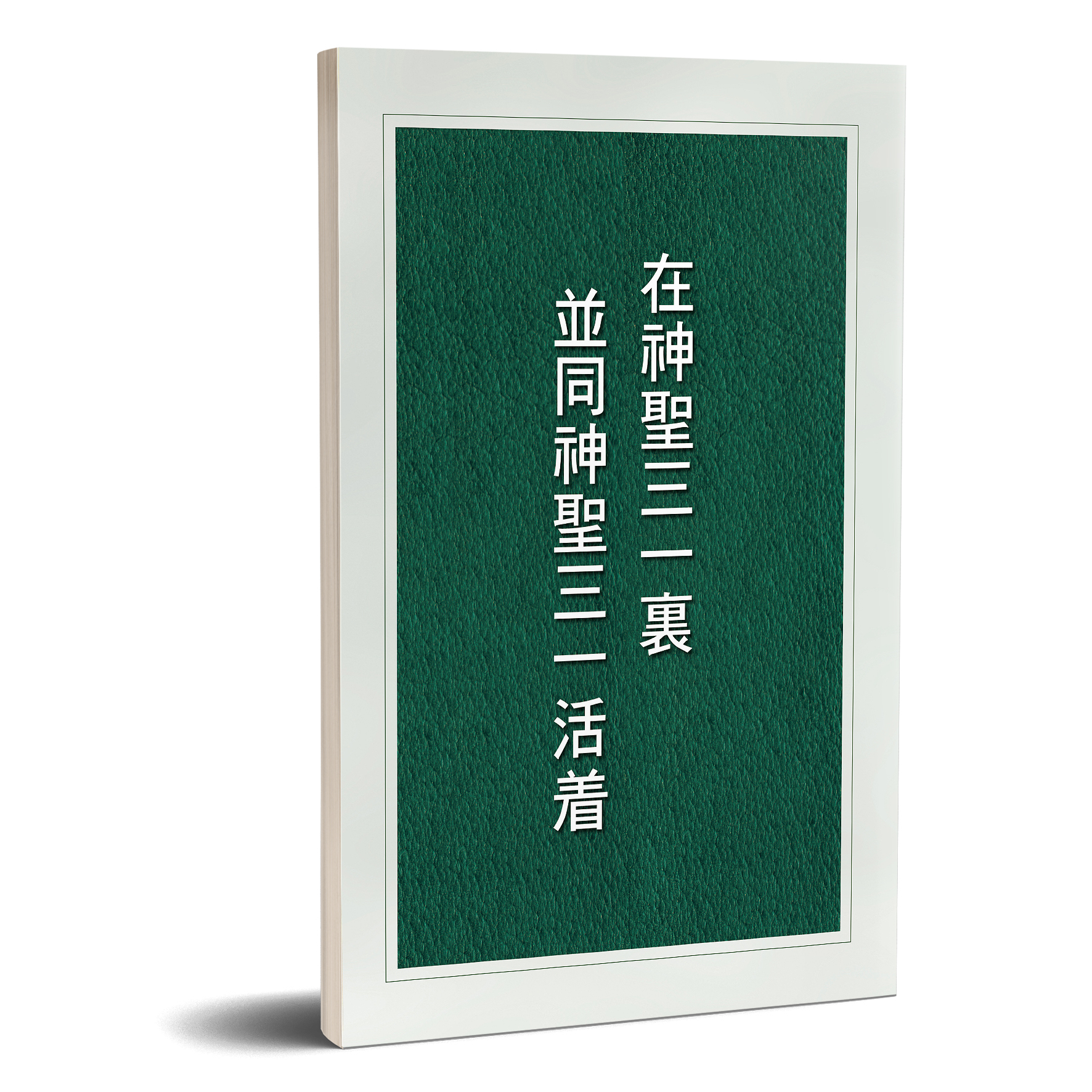 在神聖三一裏並同神聖三一活著 封面