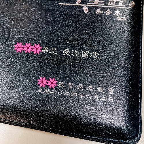 聖經詩燙金費 封面