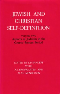 Jewish and Christian Self-definition, Vol. 2: Aspects of Judaism in the Graeco-Roman Period 封面