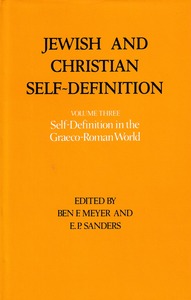 Jewish and Christian Self-Definition, Vol.3: Self-Definition in the Graeco-Roman World 封面