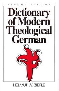 Dictionary of Modern Theological German 封面