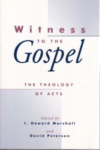Witness to the Gospel: The Theology of Acts 封面