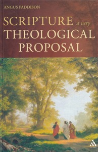 Scripture: A Very Theological Proposal 封面