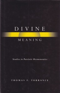 Divine Meaning: Studies in Patristic Hermeneutics 封面